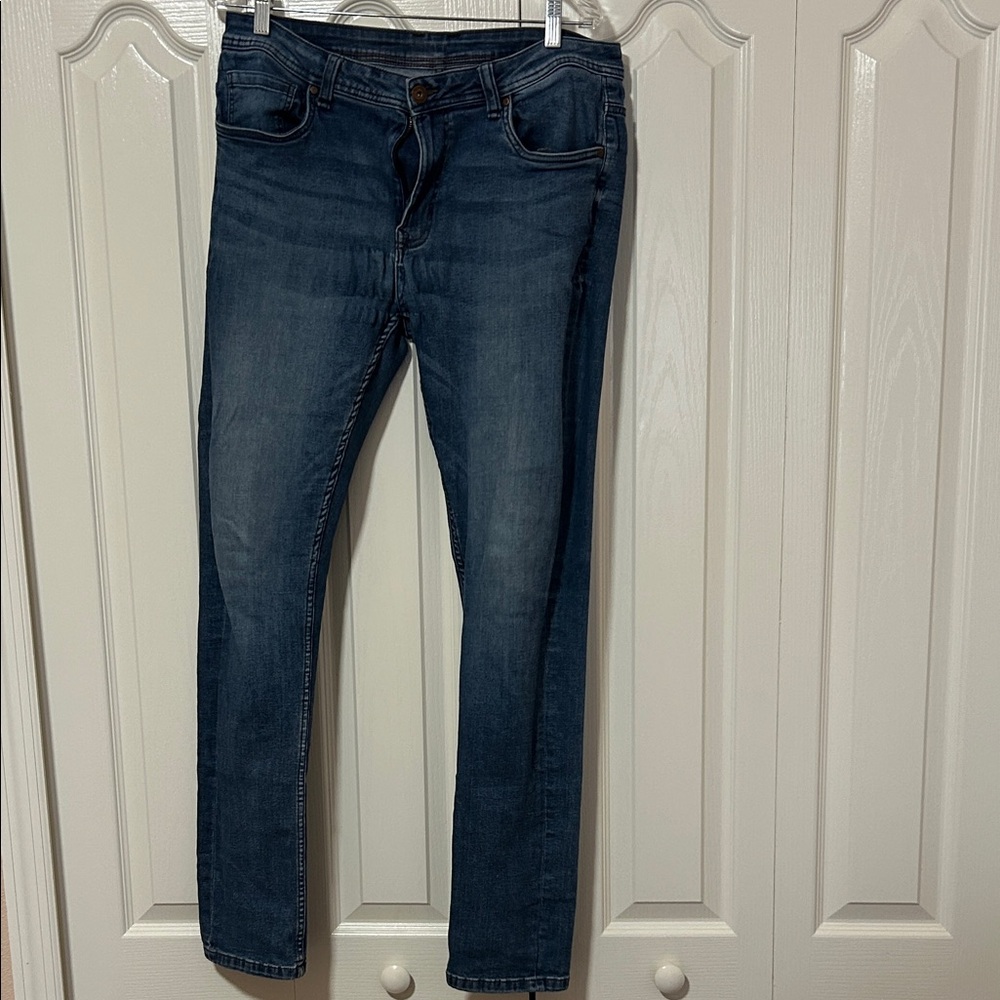 Men's Skinny Jeans - Dark Blue